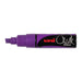 Uni Chalk Marker 8.0mm Chisel Tip Violet PWE-8K-Officecentre