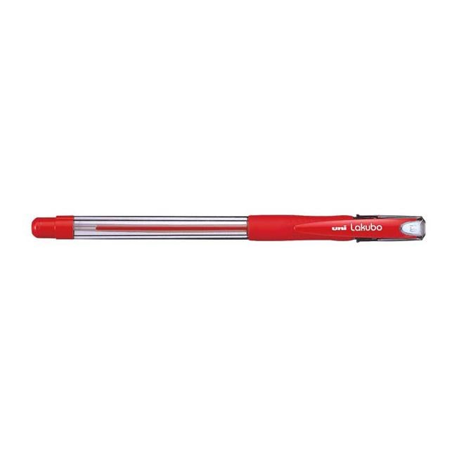Uni Lakubo Capped Ballpoint 1.0mm Red SG-100-Officecentre