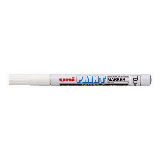 Uni Paint Marker 0.8mm Bullet Tip White PX-203-Officecentre