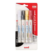 Uni Paint Marker 2.8mm Bullet Tip 4 Pack Colours PX-20-Officecentre