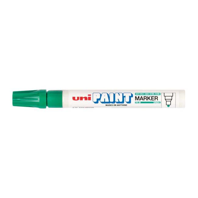 Uni Paint Marker 2.8mm Bullet Tip Green PX-20-Officecentre