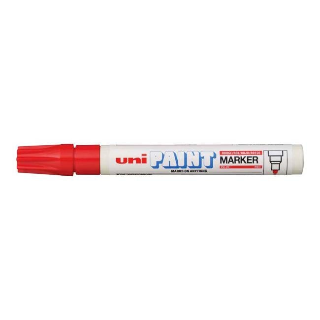 Uni Paint Marker 2.8mm Bullet Tip Red PX-20-Officecentre