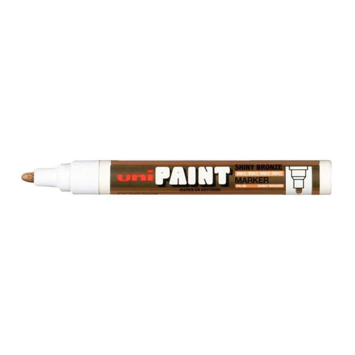 Uni Paint Marker 2.8mm Bullet Tip Shiny Bronze PX-20-Officecentre