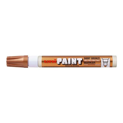 Uni Paint Marker 2.8mm Bullet Tip Shiny Bronze PX-20-Officecentre