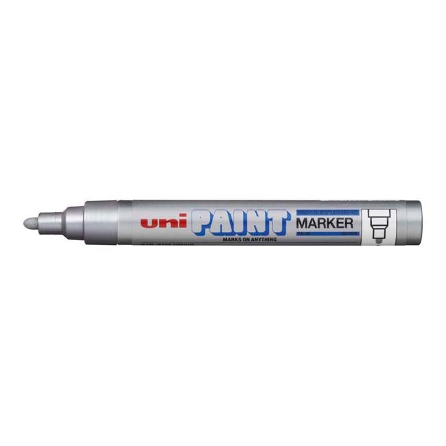 Uni Paint Marker 2.8mm Bullet Tip Silver PX-20-Officecentre