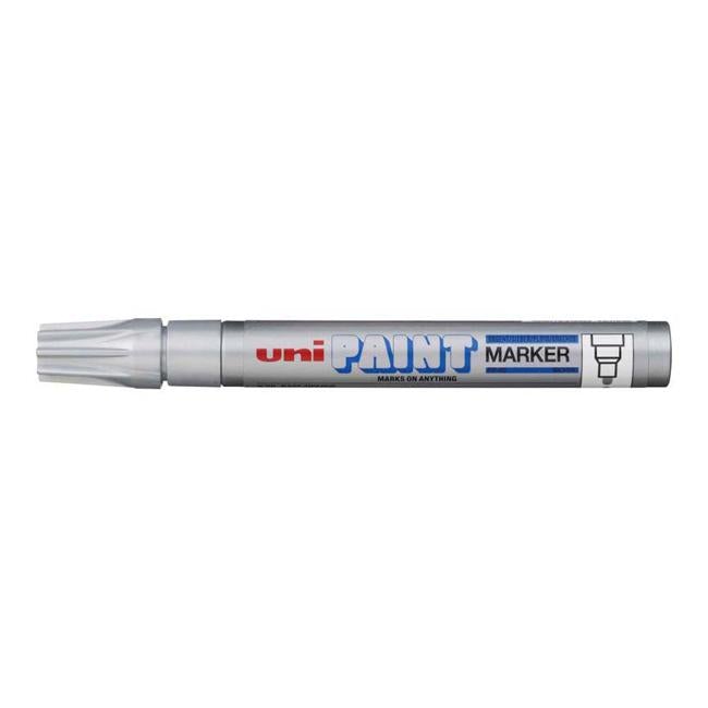 Uni Paint Marker 2.8mm Bullet Tip Silver PX-20-Officecentre