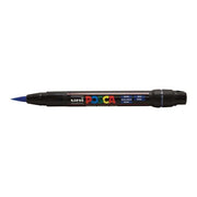 Uni Posca Marker 0.1-10.0mm Brush Tip Blue PCF-350-Officecentre