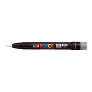 Uni Posca Marker 0.1-10.0mm Brush Tip White PCF-350-Officecentre