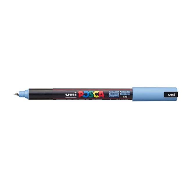 Uni Posca Marker 0.7mm Ultra-Fine Pin Tip Glacier Blue PC-1MR-Officecentre