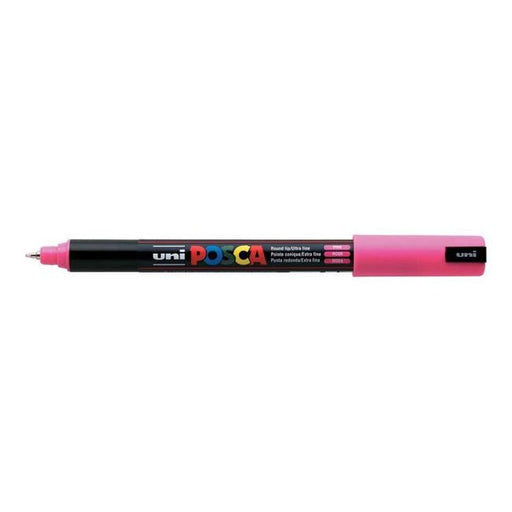 Uni Posca Marker 0.7mm Ultra-Fine Pin Tip Pink PC-1MR-Officecentre