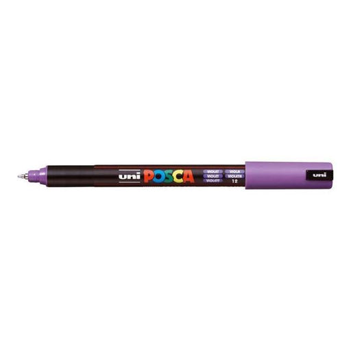 Uni Posca Marker 0.7mm Ultra-Fine Pin Tip Violet PC-1MR-Officecentre