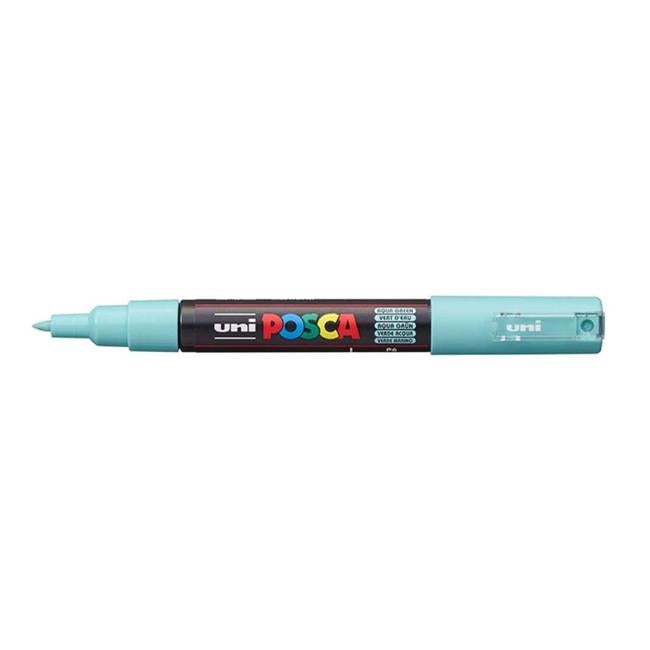 Uni Posca Marker 0.7mm Ultra-Fine Round Tip Aqua PC-1M-Officecentre