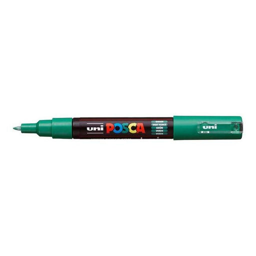 Uni Posca Marker 0.7mm Ultra-Fine Round Tip Green PC-1M-Officecentre