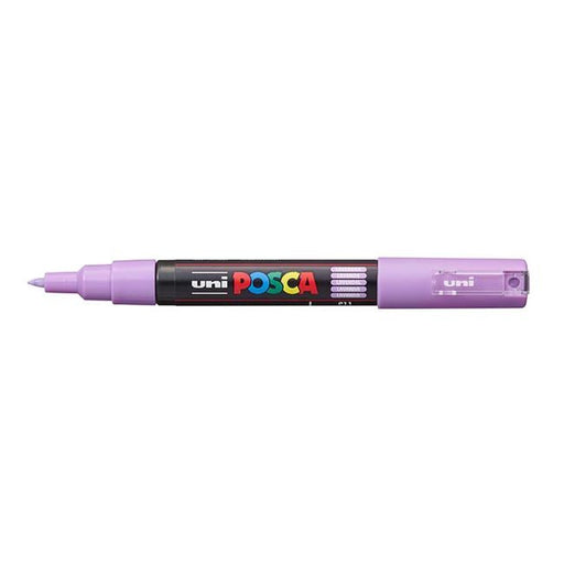Uni Posca Marker 0.7mm Ultra-Fine Round Tip Lavender PC-1M-Officecentre