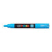 Uni Posca Marker 0.7mm Ultra-Fine Round Tip Light Blue PC-1M-Officecentre