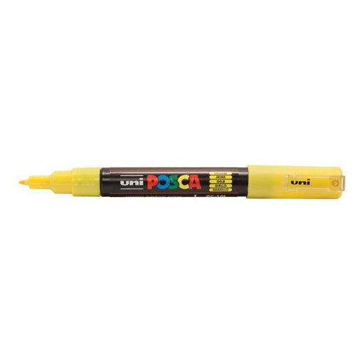 Uni Posca Marker 0.7mm Ultra-Fine Round Tip Yellow PC-1M-Officecentre