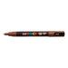 Uni Posca Marker 0.9-1.3mm Fine Brown PC-3M-Officecentre