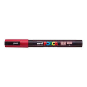Uni Posca Marker 0.9-1.3mm Fine Dark Red PC-3M-Officecentre