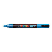 Uni Posca Marker 0.9-1.3mm Fine Glitter Light Blue PC-3M-Officecentre