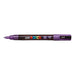 Uni Posca Marker 0.9-1.3mm Fine Glitter Violet PC-3M-Officecentre