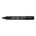 Uni Posca Marker 1.8-2.5mm Med Bullet Black PC-5M-Officecentre