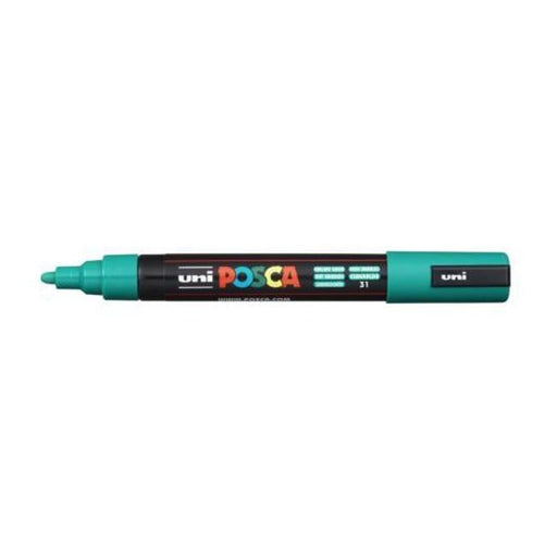 Uni Posca Marker 1.8-2.5mm Med Bullet Emerald Green PC-5M-Officecentre