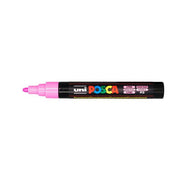Uni Posca Marker 1.8-2.5mm Med Bullet Fluoro Pink PC-5M-Officecentre