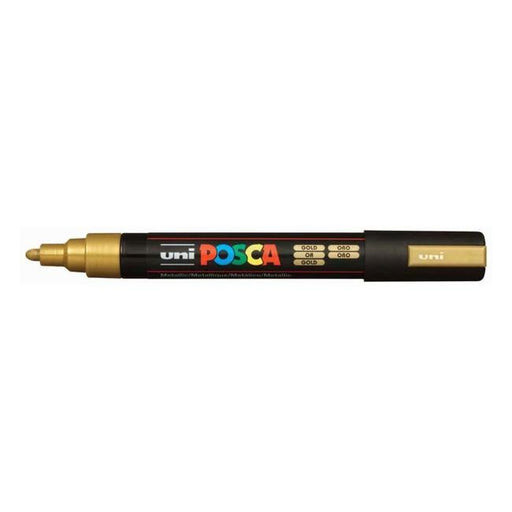 Uni Posca Marker 1.8-2.5mm Med Bullet Gold PC-5M-Officecentre