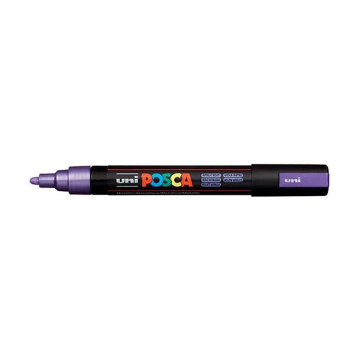 Uni Posca Marker 1.8-2.5mm Med Bullet Metallic Violet PC-5M-Officecentre