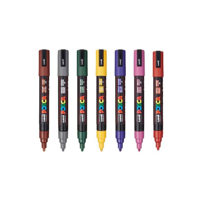 Uni Posca Marker 1.8-2.5mm Med Bullet Raspberry PC-5M-Officecentre