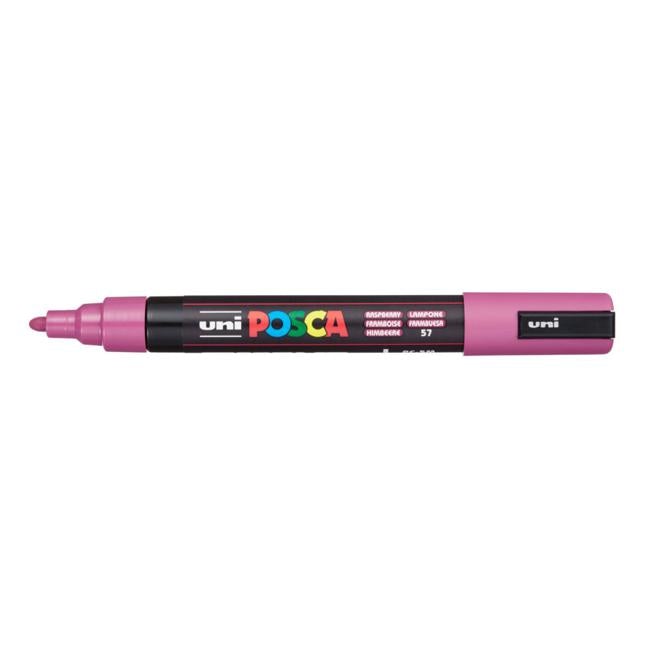 Uni Posca Marker 1.8-2.5mm Med Bullet Raspberry PC-5M-Officecentre