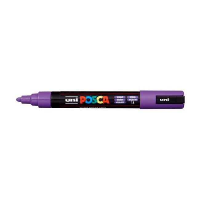 Uni Posca Marker 1.8-2.5mm Med Bullet Violet PC-5M-Officecentre