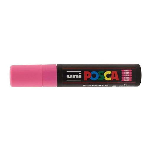 Uni Posca Marker 15.0mm Extra-Broad Chisel Pink PC-17K-Officecentre