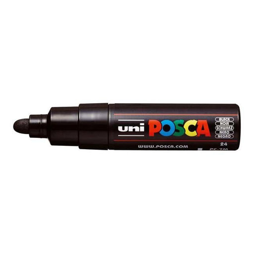 Uni Posca Marker 4.5-5.5mm Bold Bullet Black PC-7M-Officecentre