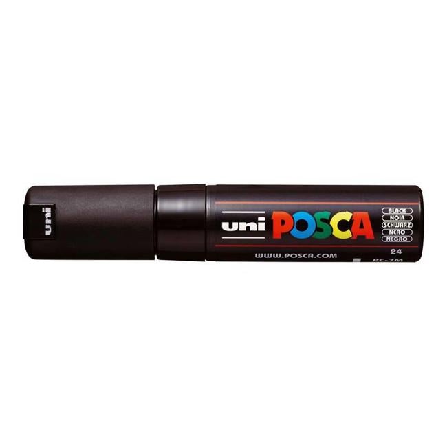 Uni Posca Marker 4.5-5.5mm Bold Bullet Black PC-7M-Officecentre