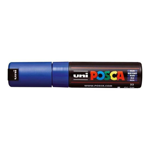 Uni Posca Marker 4.5-5.5mm Bold Bullet Blue PC-7M-Officecentre