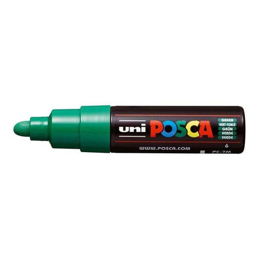 Uni Posca Marker 4.5-5.5mm Bold Bullet Green PC-7M-Officecentre