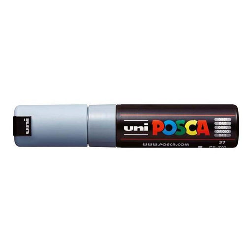 Uni Posca Marker 4.5-5.5mm Bold Bullet Grey PC-7M-Officecentre