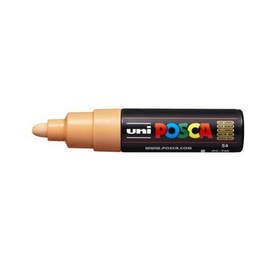 Uni Posca Marker 4.5-5.5mm Bold Bullet Light Orange PC-7M-Officecentre