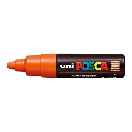 Uni Posca Marker 4.5-5.5mm Bold Bullet Orange PC-7M-Officecentre