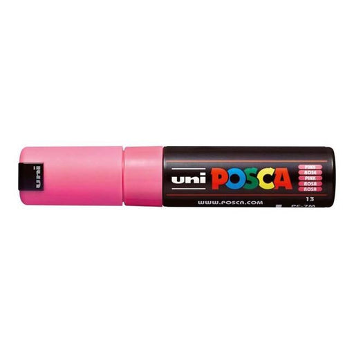 Uni Posca Marker 4.5-5.5mm Bold Bullet Pink PC-7M-Officecentre