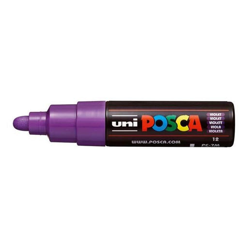 Uni Posca Marker 4.5-5.5mm Bold Bullet Violet PC-7M-Officecentre