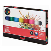 Uni Posca Marker 8.0mm Bold Chisel 8 Pack Asstd PC-8K-Officecentre