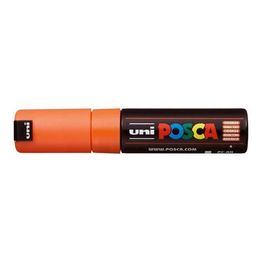 Uni Posca Marker 8.0mm Bold Chisel Orange PC-8K-Officecentre