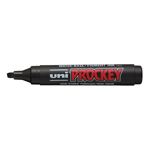 Uni Prockey Marker 5.7mm Chisel Tip Black PM-126-Officecentre