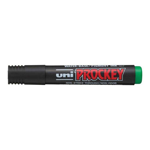 Uni Prockey Marker 5.7mm Chisel Tip Green PM-126-Officecentre