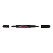Uni Prockey Marker Dual Tip 0.4/0.9mm Black PM-120-Officecentre