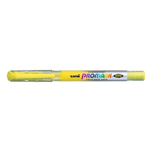Uni Promark Highlighter 4.0mm Chisel Yellow USP-105-Officecentre
