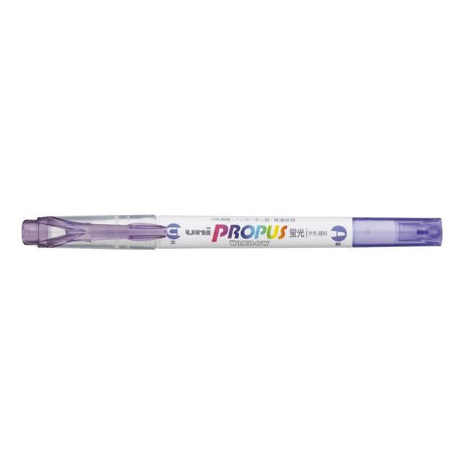 Uni Propus Window Double-Ended Highlighter 4.0mm/0.6mm Lavender-Officecentre