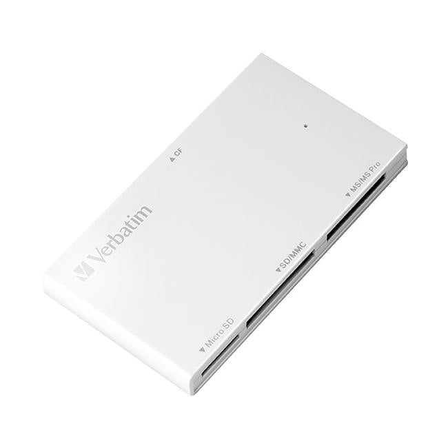 Verbatim 4in1 card reader usb 3.0 4in1 card reader white-Officecentre